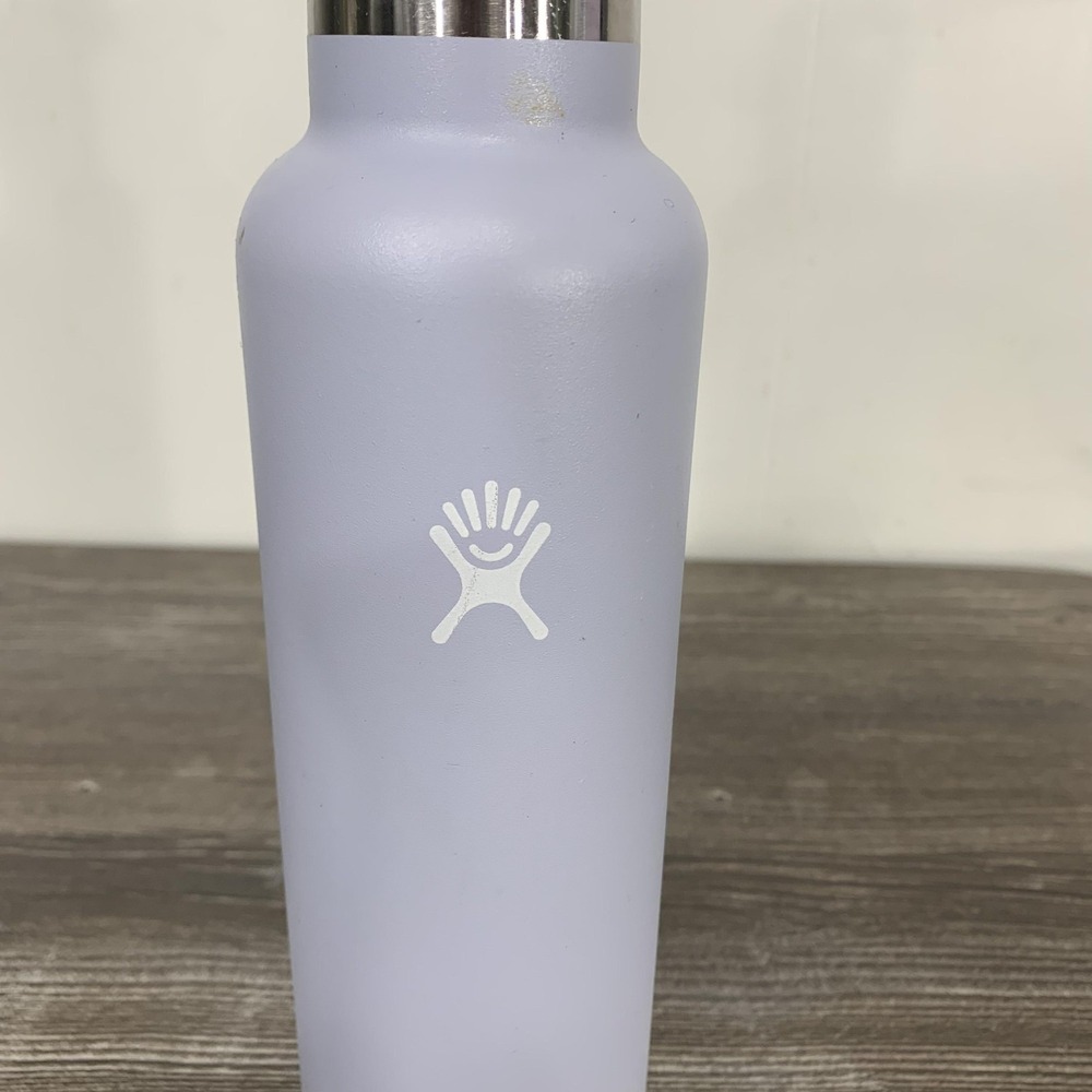 Hydro‎ Flask 24 Oz Standard Mouth Fog Water Bottle Vacuum Insulated 2 Caps - Picture 2 of 12